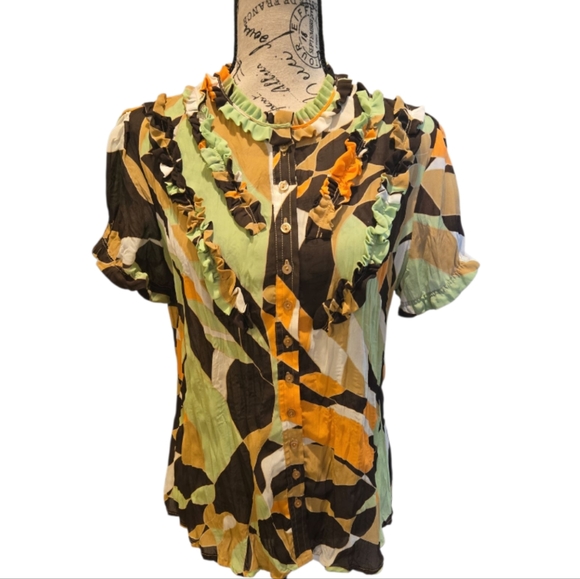 Allison Taylor Ruffled Blouse - Picture 1 of 6